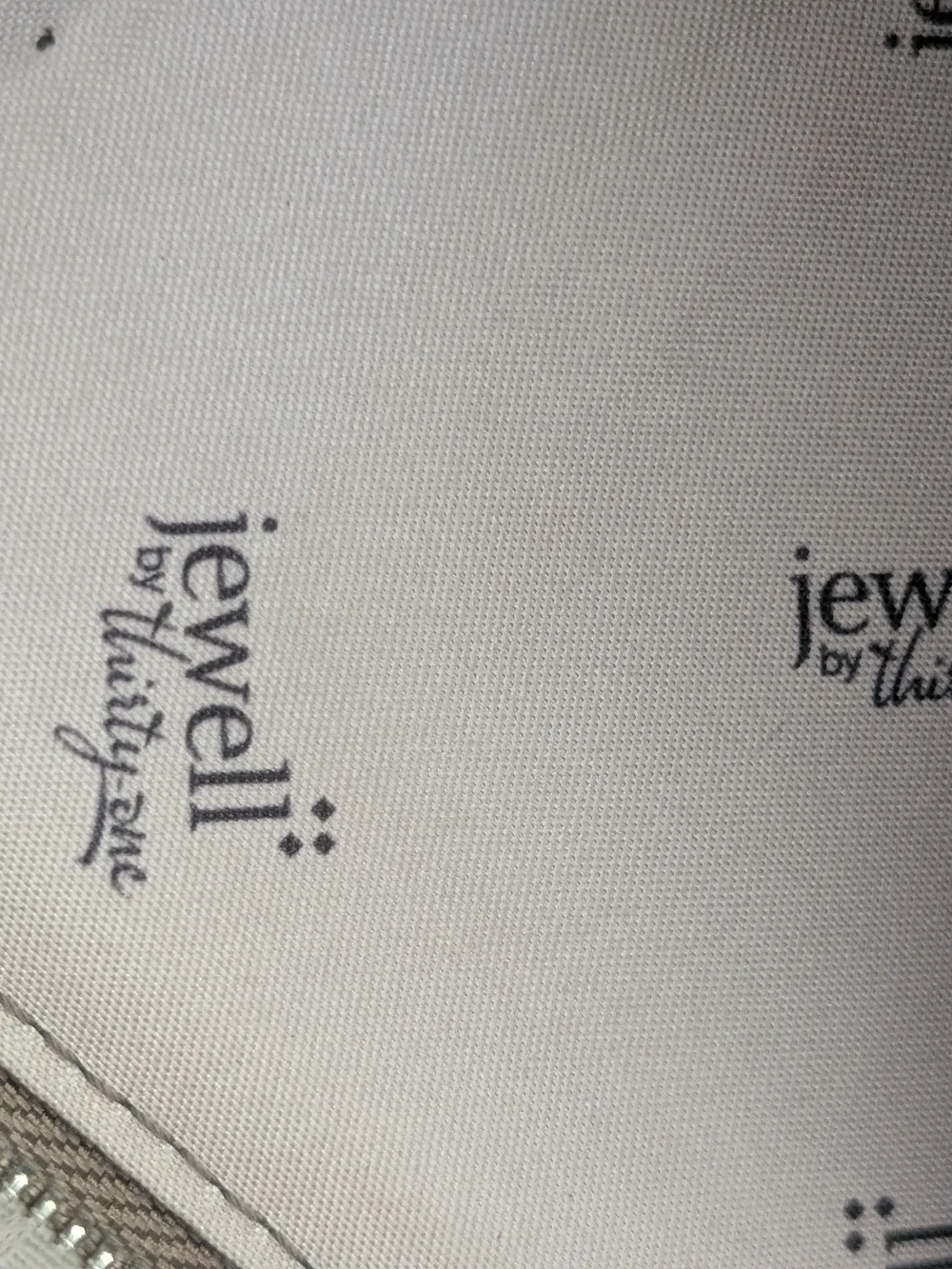 Jewell by Thirty-One Gray Women's Zip-Around Wallet Snake Animal Print Zipper